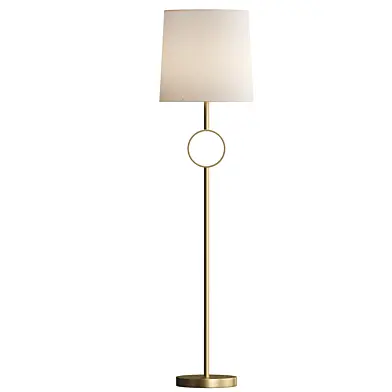 Metal Ring Floor Lamp