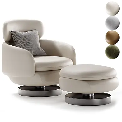 Vivienne High Armchair by Minotti