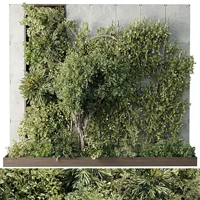 Vertical Wall Garden - plant box garden set of outdoor plant 220 VRAY
