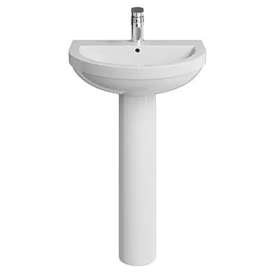 Vellamo Connect Full Pedestal Basin