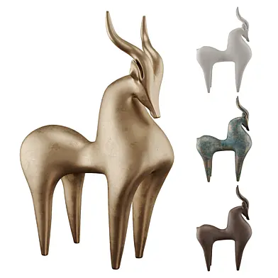 Sculpture 04 - Antelope Statue