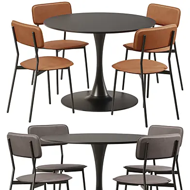 Osmond Chair and Tulip Table