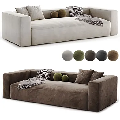 Bulky 2-sits sofa
