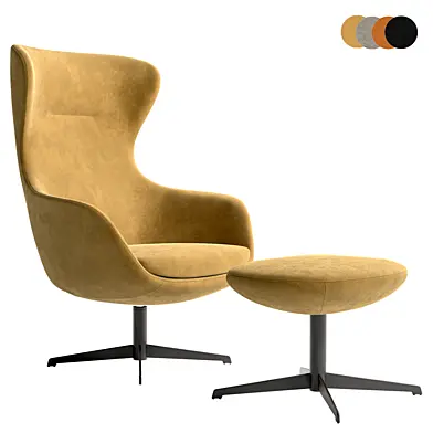 BuzziQ Lounge Chair and Ottoman