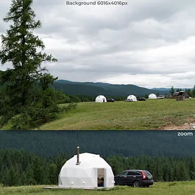 6k Altai dome glamping