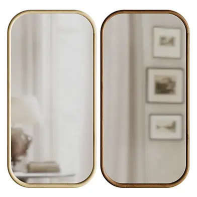 Walter Extra Large Dark Wood Mirror