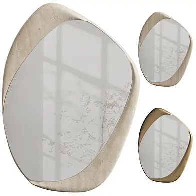 KIRA TRAVERTINE MIRROR