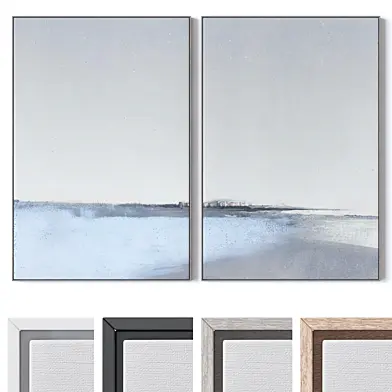 Set of large wall paintings 3541