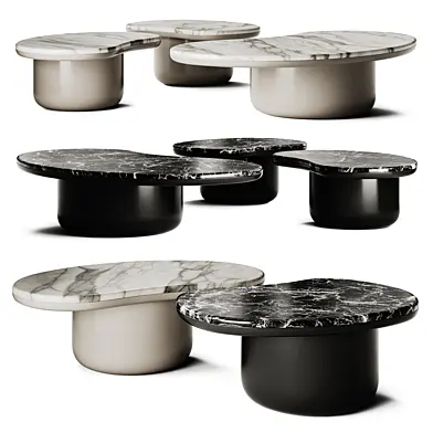Secolo Laghi X Marble Coffee Tables