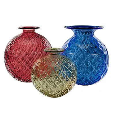 Venini Balloton Vase set