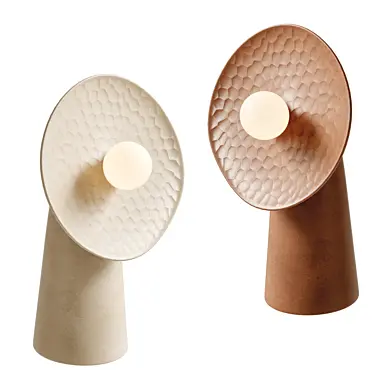 Terra disk lamp by Polina Artamonova
