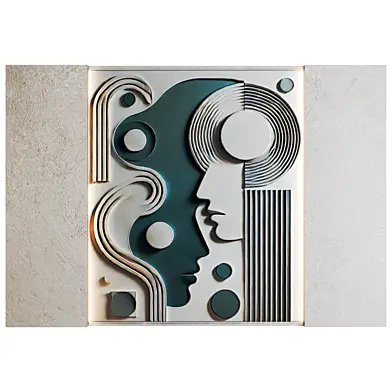 3D Art Relief Wall Panel