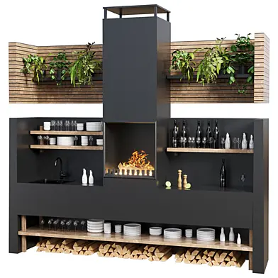 outdoor kitchen 126