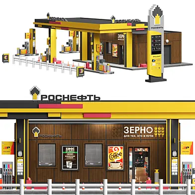Автозаправочная станция Роснефть