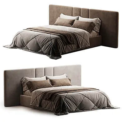 Double bed Ribeira Beige