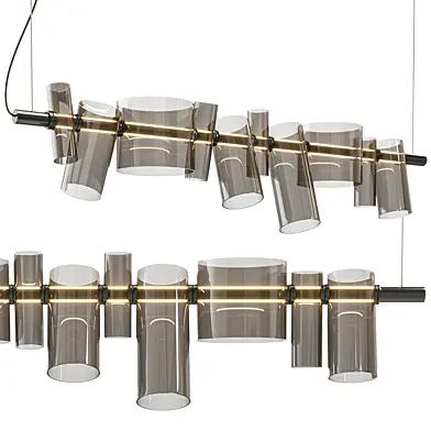 Oluce Dancing Glass Pendant Lamp