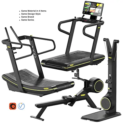 Technogym Skill Line – 4 High-End Fitness Equipment Models (Skillrun, Skillmill, Skillrow, Skillup)