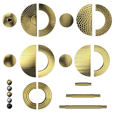 Мебельные ручки Brass