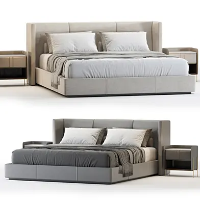 RH Alessa Shelter Bed