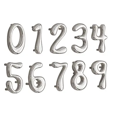 Bubble House Numbers