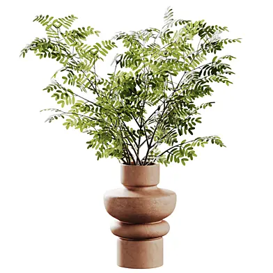 Bouquet Faux Acacia Leaf