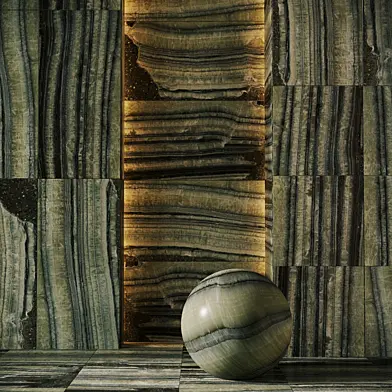 Натуральный камень / Marble tiles P62 Elegant Grey Onyx