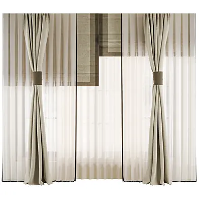 Silk and Cotton Curtain Set 72