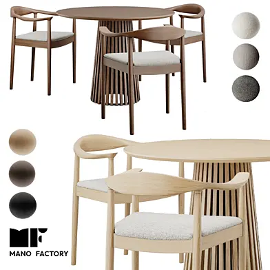 Столовая группа VOLAN WOOD+HUG  от MANO FACTORY