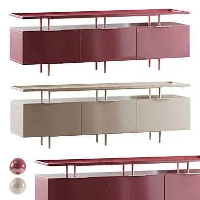 Modern Glossy Sideboard Lennie