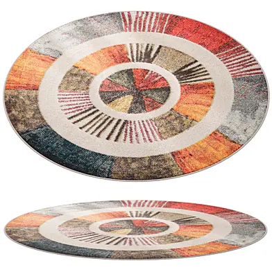 Going round - Multicolor Rug