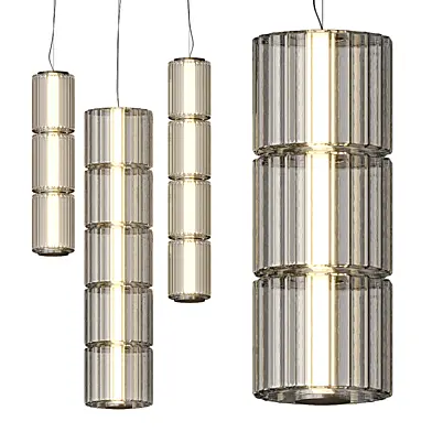 Column vertical pendant light