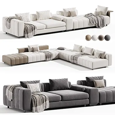 Freeman Seating System Sofa by Minotti