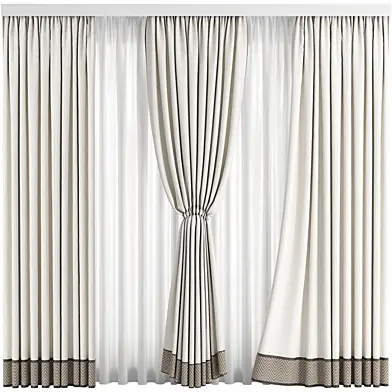 Silk and Cotton Curtain Set 80