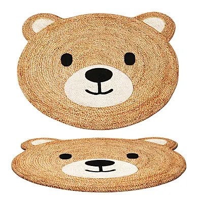 Osora Bears Head Jute Rug