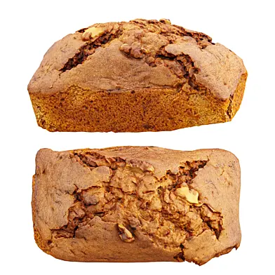 Walnut Cake 3D Model Vol 09