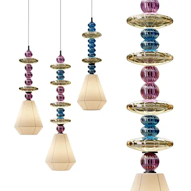 Modern chandelier Glass