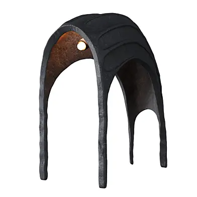 PANZIR Contemporary Table & Floor Lamp Organic Design Recycled Materials