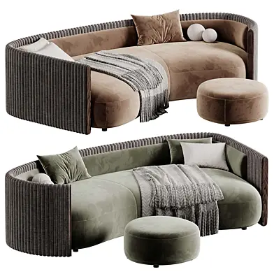 Bezier Cord Outdoor Sofa By Minotti 01 | Диван