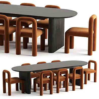 Henry Dining Table Zara dining chair