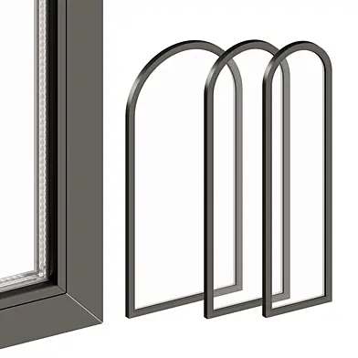 Arched blank window