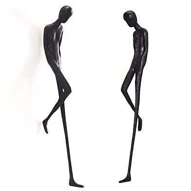 Alex Pinna, waiting in Times square Sculpture