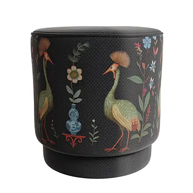 Pip Studio Flirting Birds Pouf