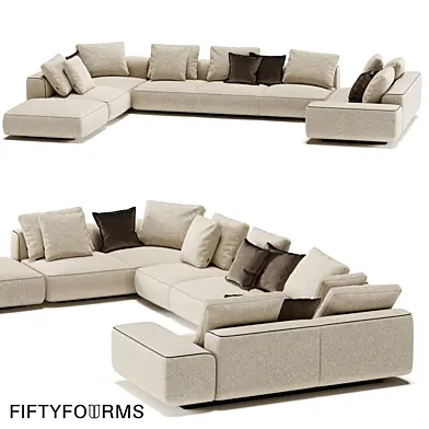 FIFTYFOURMS Диван модульный Leggero 2