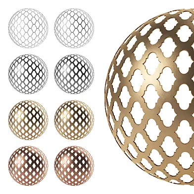 Metal Perforated Set 022