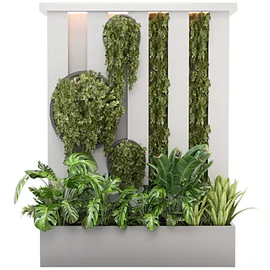 Outdoor Bush and Plants Garden_Set 0166