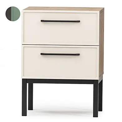 Nightstand with two drawers