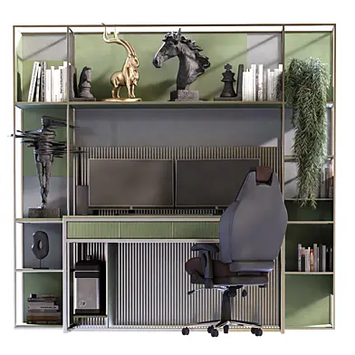 worktable set with sculpture set 772