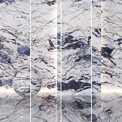 Ocean storm marble (seamless) 4k