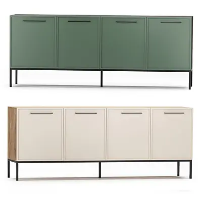 Laredoute  Chest of drawers with four doors