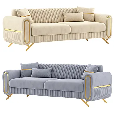 Royal Convertible Sofa Beige